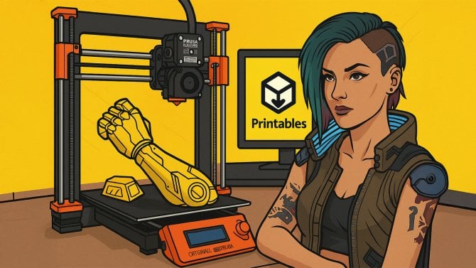 CD Project RED spojil síly s Průšou. Zdarma si teď můžete stáhnout 3D modely ze hry Cyberpunk 2077