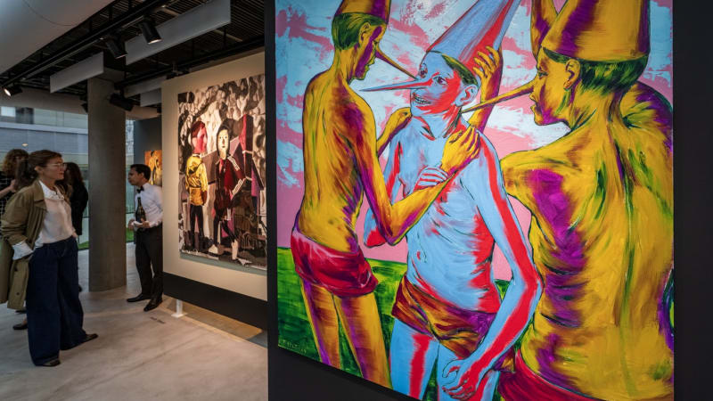 Nová prosklená galerie v Praze: Začala výstavou Bod 0, účastnilo se přes 30 umělců