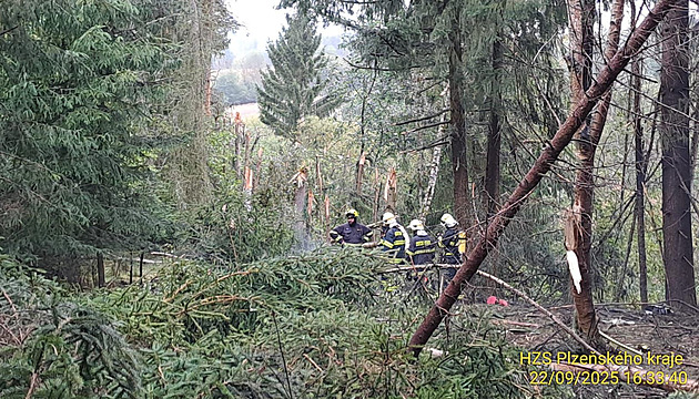 Ve zříceném letadle na Plzeňsku zahynul majitel karlovarského hotelu