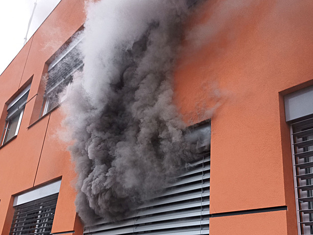 Policie odložila případ požáru zlínské nemocnice, způsobila ho technická závada