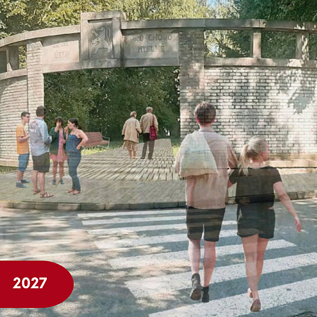 První proměna po sto letech. Park u psychiatrie získá i neobvyklý vstup