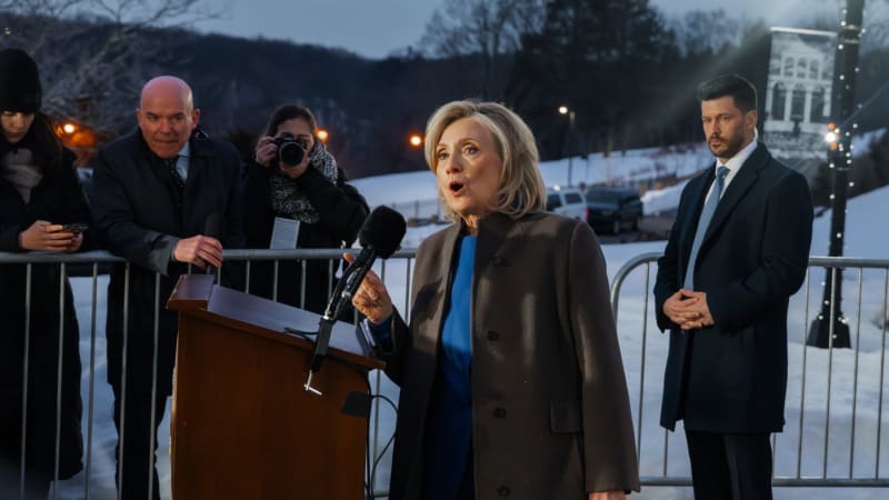 Rozčílená Hillary i exprezident ve vířivce. Clintonovi vypovídali u soudu ohledně Epsteina