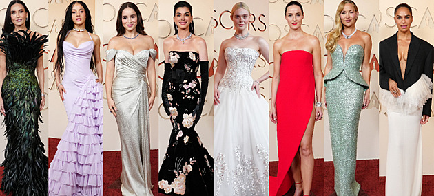 Móda z Oscarů: Sexy výstřihy, nechyběla noblesa i lascivní a laciné outfity