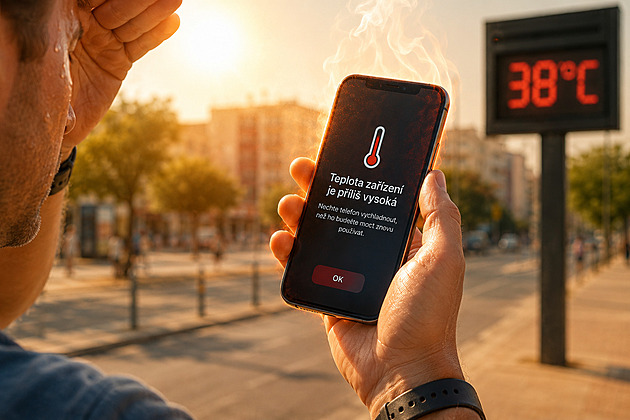 Bez krytu a ve stínu. Extrémní teploty budou zkouškou i pro mobily